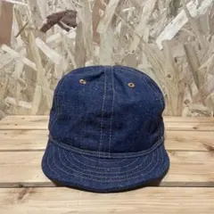 D AND H ネップ入りライトデニムキャップ