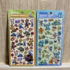 【正規品】ズートピア・モンスターズインク ボンボンドロップシール 2枚セット