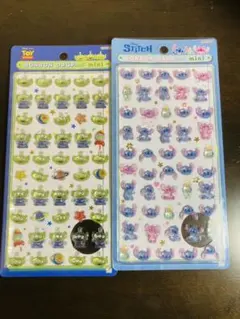 リトルグリーンメン スティッチ ミニ ボンボンドロップシール