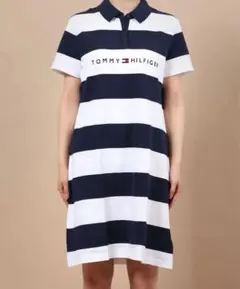 Tommy Hilfiger ストライプ ポロワンピース