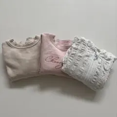 ベビー春秋用トレーナー3点セット90cm