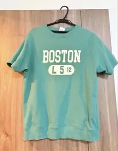 Champion BOSTON グリーン Tシャツ Lサイズのサムネイル