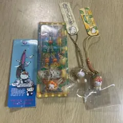 ご当地　ハローキティ ストラップ 4個セット