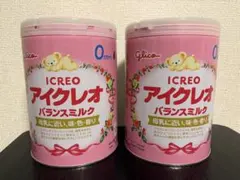 【未開封】Glico アイクレオ バランスミルク 800g【2缶】