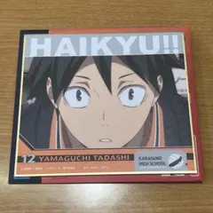 劇場版 ハイキュー 一番くじ ゴミ捨て場の決戦 2 F賞 色紙 山口