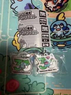 ポケモン　30周年　メタルチャームマスコット　フシギダネ　フシギバナ