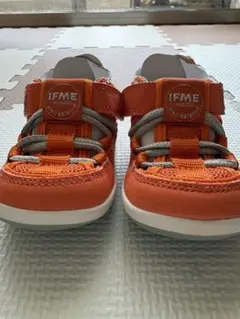 IFME オレンジ サンダル ベルクロ式