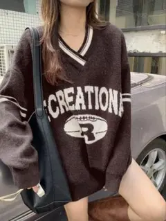 SHEIN DAZY ニット セーター Vネック