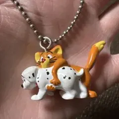 ジェリーとダルメシアンのキーホルダー