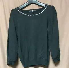 INGNI 袖レースニット