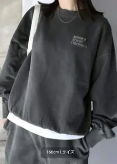 ANME スウェット 　ピグメントトレーナー　XL