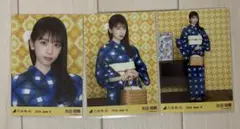 乃木坂46 矢田萌華 真夏の全国ツアー 2026 浴衣3種コンプ - メルカリ