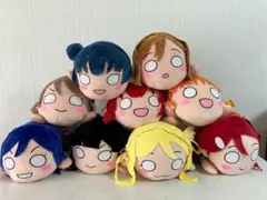 寝そべりぬいぐるみ Aqours メガジャンボ 練習服 9人セット 寝そべりぬいぐるみ Aqours メガジャンボ 練習服 9人セット