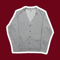 UNIQLO グレー エアリズムUVカット カーディガン Lサイズ 薄手