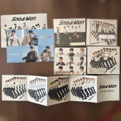 Snow Man Grandeur 初回盤通常盤クリアファイルの5点セット