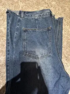 ストレートフレアデニム　M