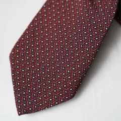 フェンディ ネクタイ ワインレッド