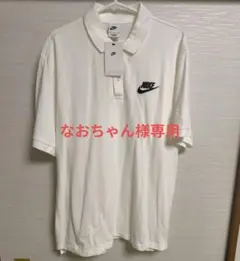 NIKE ホワイト ポロシャツ XXL