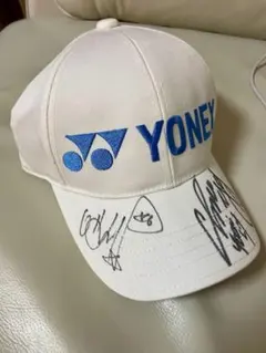 イボミ、ユンチェヨン　直筆サイン入り　キャップ　ヨネックス