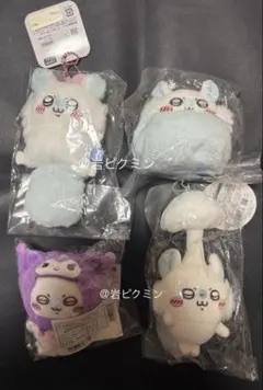 ぬいぐるみマスコット　飛び立つモモンガ　しっぽふんわり　寄生　サンリオ　ちいかわ
