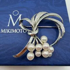 MIKIMOT ミキモト アコヤパール　ブローチ　フラワ　ブーケ　花　11球 MIKIMOT ミキモト アコヤパール ブローチ フラワ ブーケ 花 11球