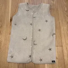 PUPPA PUPOフランネル素材スリーパー　Sサイズ相当　モカ