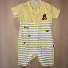 はらぺこあおむし ロンパース 半袖 80