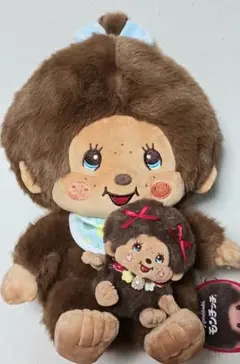 〖おまけ付新品未使用〗日焼け　モンチッチ　ぬいぐるみ 　マスコット 　2個セットのサムネイル