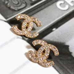CHANEL 正規品 ボタン ヴィンテージ ゴールド クリア