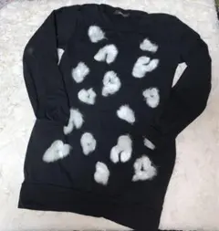 ♡ジェニーラブ♡ もふもふトレーナー ブラック 160cm