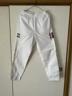 ellesse トレーニングパンツ 白　Mサイズ【ヴィンテージ】