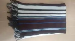 ストライプデザイン マフラー　男性用　メンズ