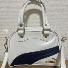 ellesse ミニボストン型バッグ♪ オフホワイト 可愛いオシャレバッグ 