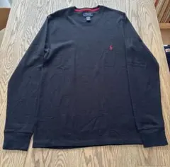 大人気✨ ラルフローレン　ポニー刺繍　サーマル長袖Tシャツ　サイズS ブラック
