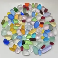 320 シーグラス　レアカラー入り大容量ミックスカラーセット　150g