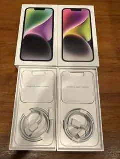 iPhone14箱& Apple Lightningケーブル