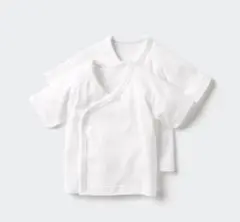 【美品】ユニクロ　短肌着 2枚セット　50 60