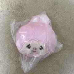 モンチッチ ガチャガチャ フェイスぬいぐるみ ピンク　チムたん
