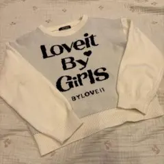 ロゴジャカードニット 130