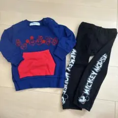 TOKYO DISNEY RESORT ミッキートレーナー・レギンスセット 80