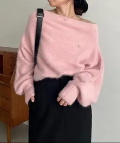 【CAPRICIEUX LE'MAGE】<C.L> FOXカシミアドルマンニット