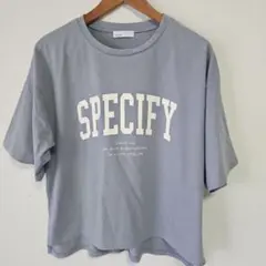 Helm ロゴプリント 半袖Tシャツ ブルー