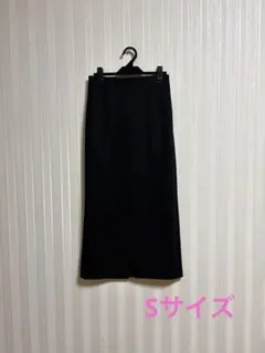 ユニクロ C 黒スリットタイトスカート