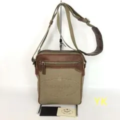 PRADA プラダ ショルダーバッグ ロゴジャガード キャンバス レザーのサムネイル