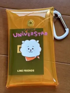 BT21 RJ クリアマルチケース ビニール カラビナ