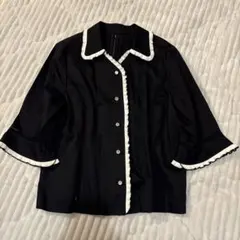 美品　レリアン　8部袖　ジャケット　15+