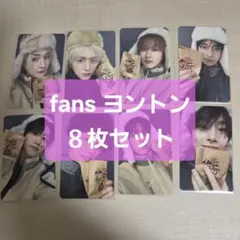 straykids スキズ 店舗特典 トレカ FANS ヨントン コンプ 8枚