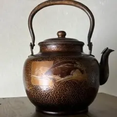 富士釜　風炉釜　茶道具　敬典工房　中古　送料込み 富士釜 風炉釜 茶道具 敬典工房 中古 送料込み 2025年最新