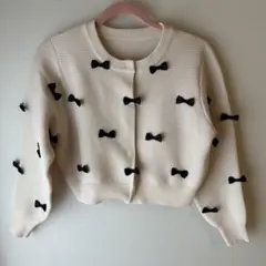 GRL グレイル リボン カーディガン