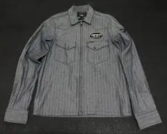 美品　 vanson ヒッコリーzipジャケット USA製 サイズ　Lのサムネイル